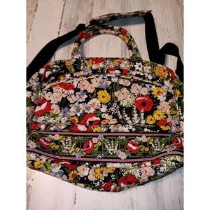 vera bradley weekender travel bag/purse Poppy Print Nwot